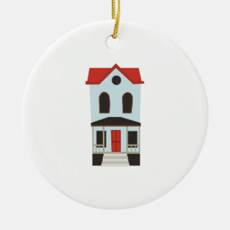 Townhouse Ceramic Ornament