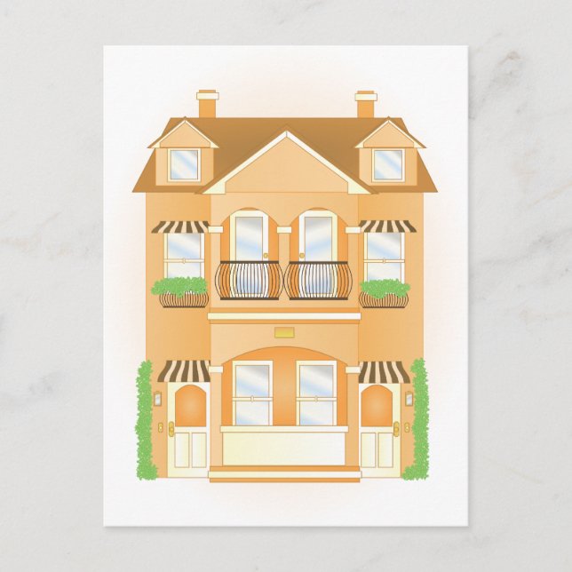 Townhouse Postcard (Front)