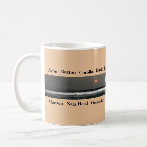 Towns of the Outer Banks Coffee Mug