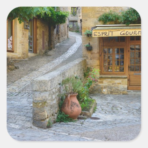 Townscape in Dordogne France sticker