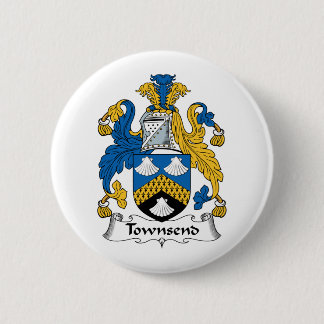 Townsend Family Crest Pinback Button