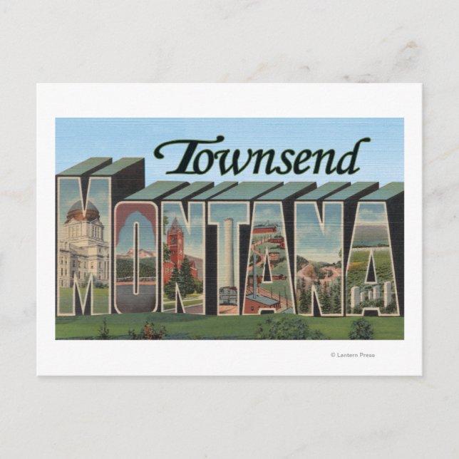 Townsend, Montana Postcard (Front)