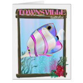 Townsville Australia Tropical fish travel poster (Front)