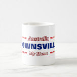 [ Thumbnail: Townsville - My Home - Australia; Hearts Coffee Mug ]