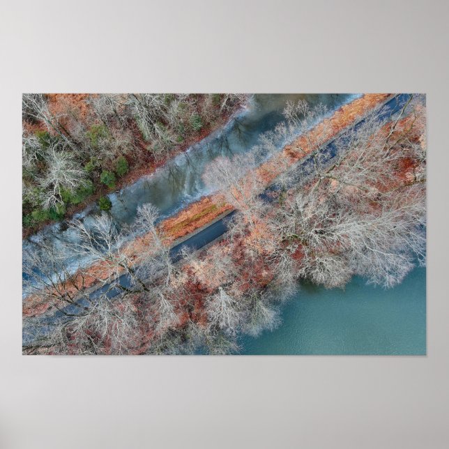 Towpath Park Schuylkill River PA Poster (Front)