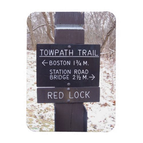 Towpath Trail Sign Cuyahoga Valley National Park Magnet