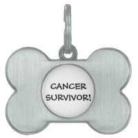 TOWT - CANCER SURVIVOR Dog Tag