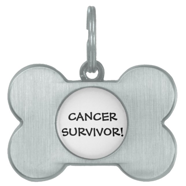 TOWT - CANCER SURVIVOR Dog Tag (Front)