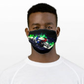 TOXIC ADULT CLOTH FACE MASK (Worn)