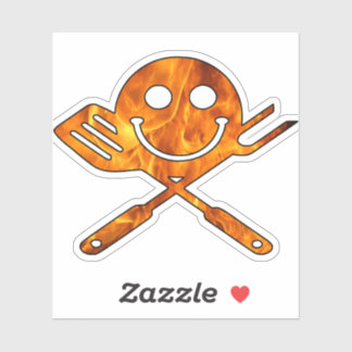 Toxic BBQ Jolly Roger Sticker