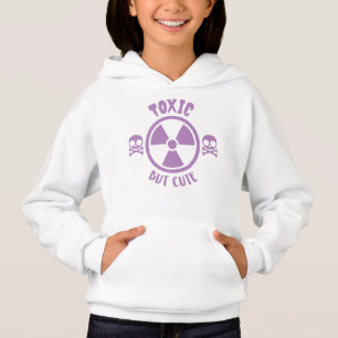 Toxic But Cute Warning Sign Hoodie