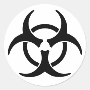 Toxic Classic Round Sticker