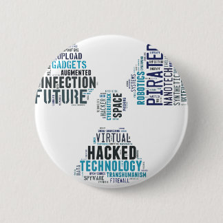 Toxic Cyberpunk Hacker Button