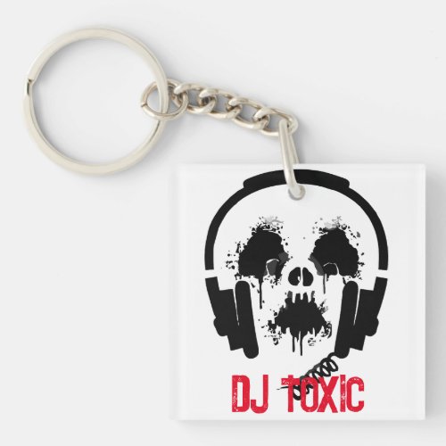 Toxic DJ Acrylic Keychain
