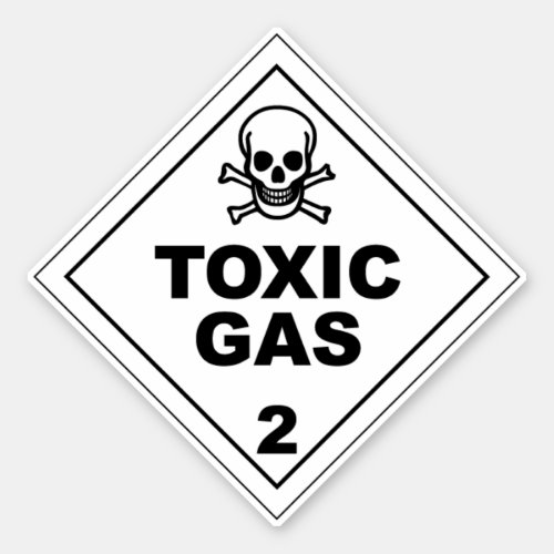 Toxic Gas 2 Label