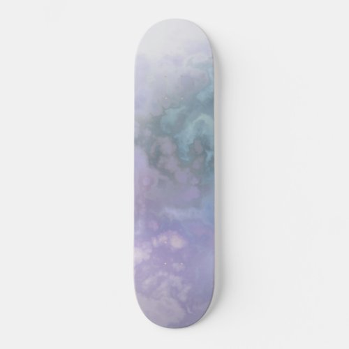 Toxic Gas Graphic Purple Mauve Lavender Skateboard