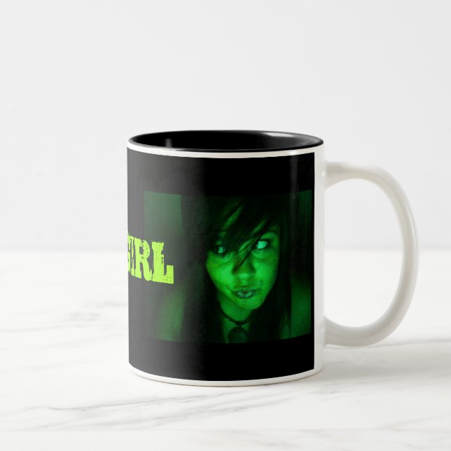 TOXIC GIRL Two-Tone COFFEE MUG (Right)