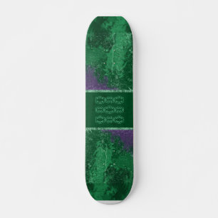 Toxic Green Avatar Grunge Skateboard Deck