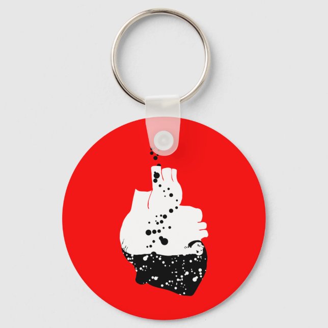 toxic heart keychain (Front)