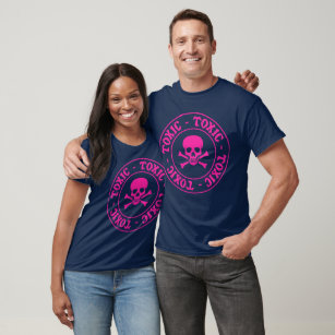 Toxic Pink Skull T-Shirt