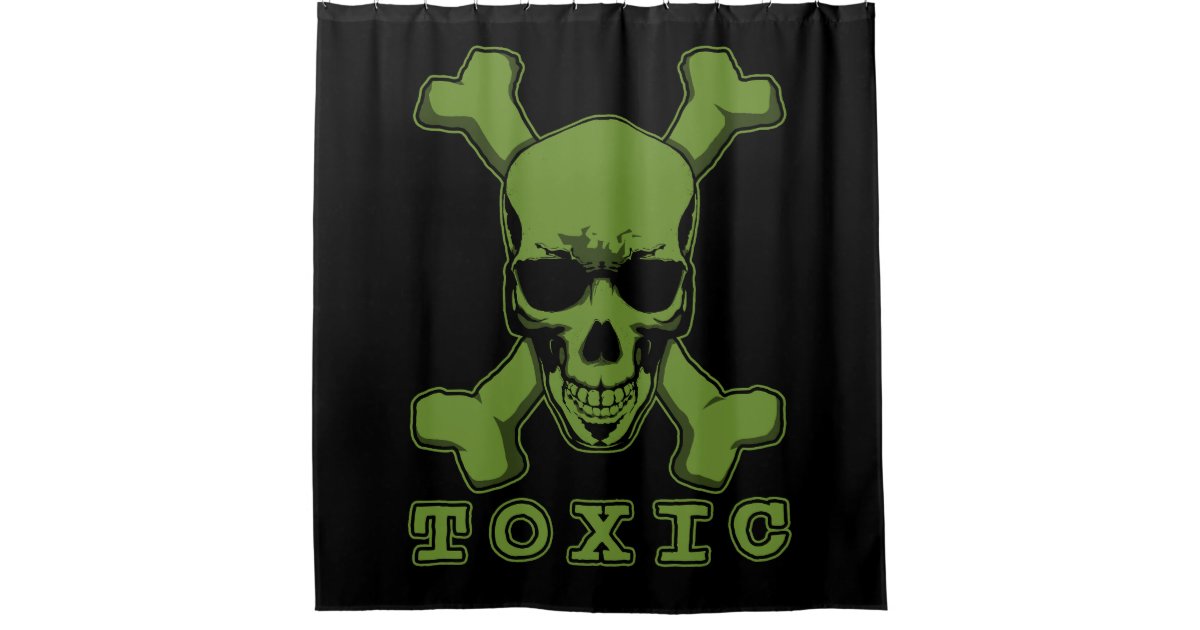 Toxic Shower Curtain Zazzle