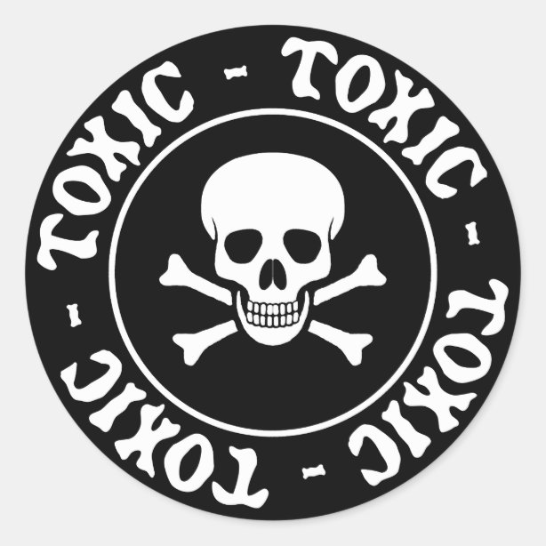 Toxic Stickers | Zazzle