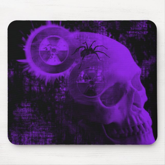 toxic skull mouse pad (Front)