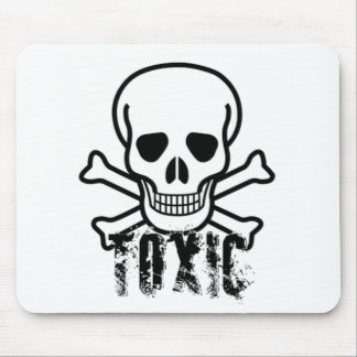 Toxic skull mouse pad