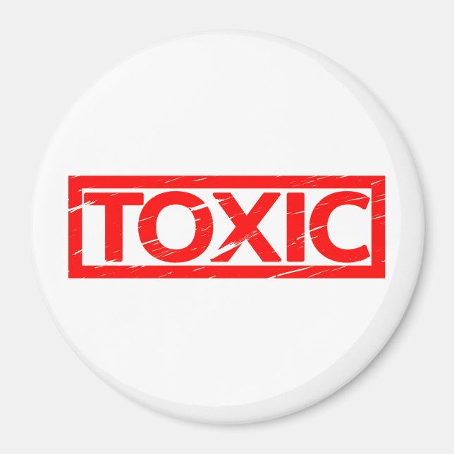 Toxic Stamp Magnet (Front)