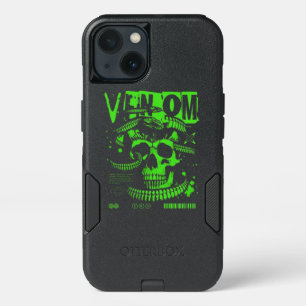 Toxic Venom Neon Skull iPhone 13 Case - Edgy Bioha
