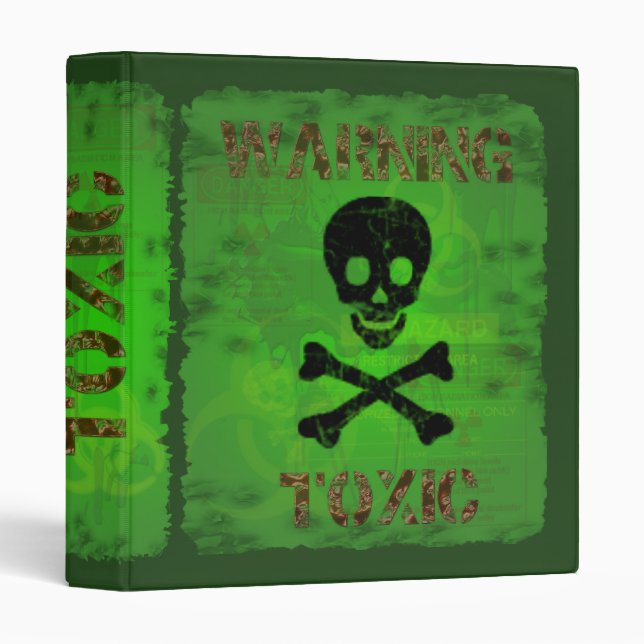 Toxic Warning Binder (Front/Spine)
