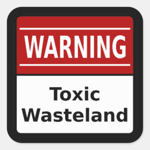 Toxic Wasteland Sticker