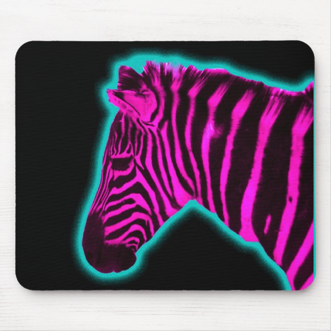 Toxic Zebra Mouse Pad (Front)