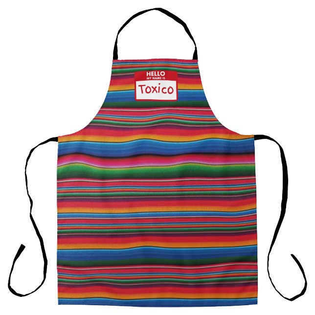 Toxico Mexican sarape print  Apron (Toxico Mexican sarape print Apron)