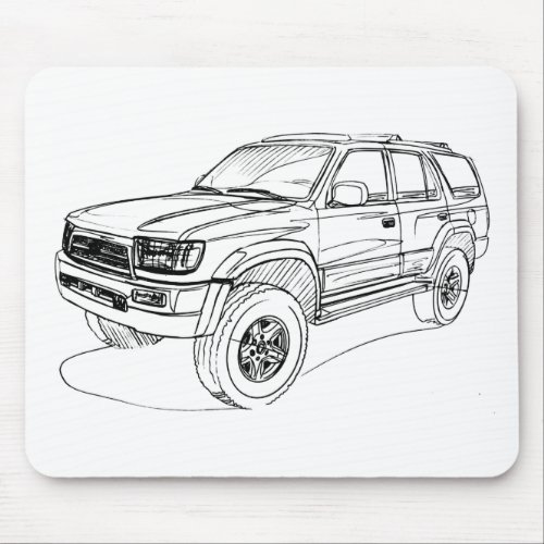 Toy 4Runner gen3 1996 Mouse Pad