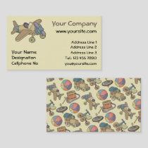 Toy Airplane Business Card