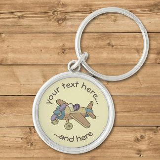 Toy Airplane Keychain