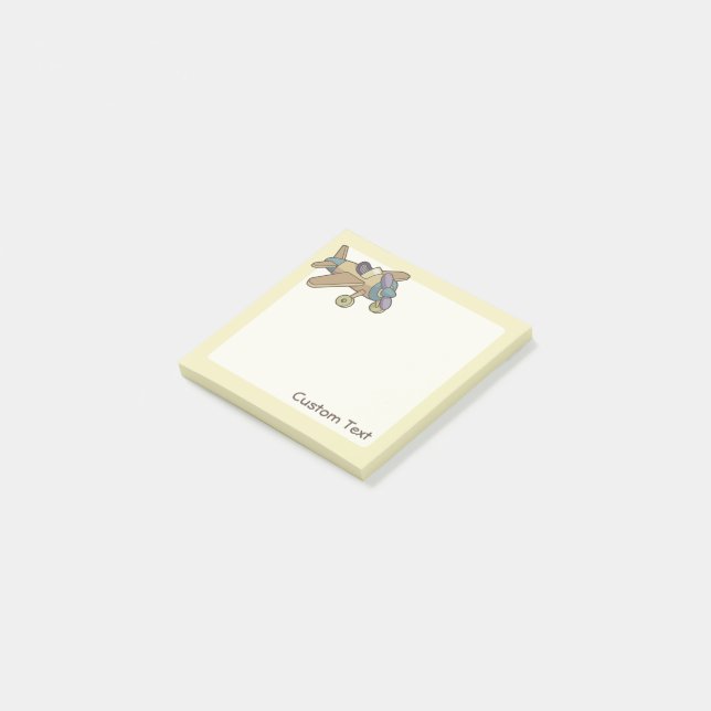 Toy Airplane Post-it Notes (Angled)