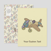 Toy Airplane Postcard