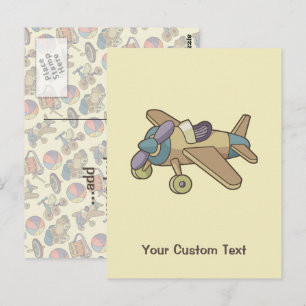 Toy Airplane Postcard