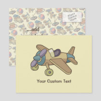Toy Airplane Postcard