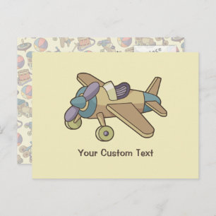 Toy Airplane Postcard