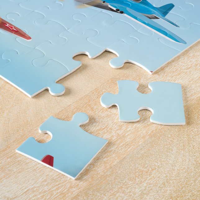 Toy Airplanes Jigsaw Puzzle (Side)