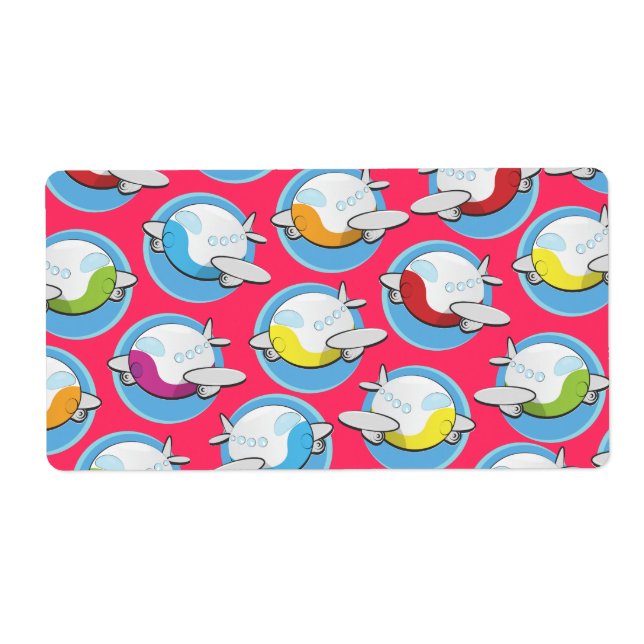 Toy Airplanes Label (Front)