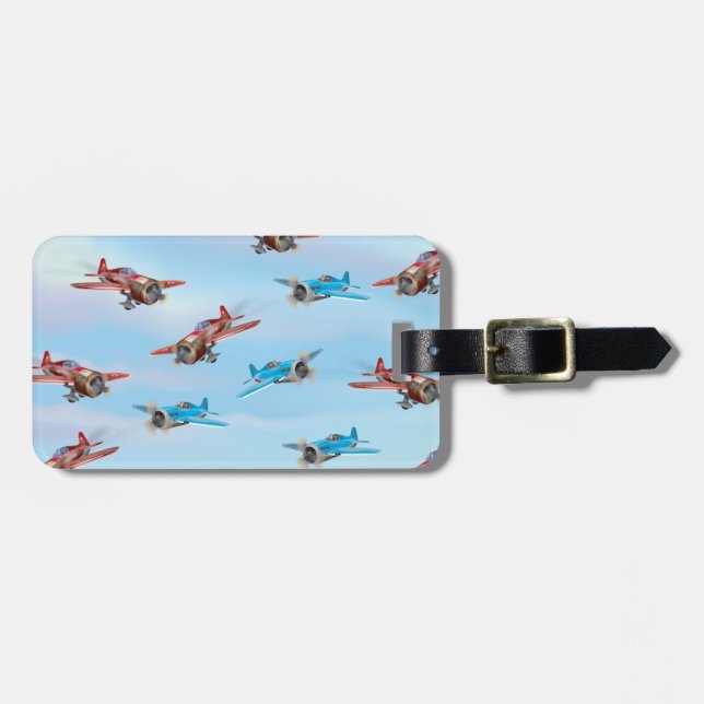 Toy Airplanes Luggage Tag (Front Horizontal)