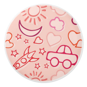 toy background ceramic knob