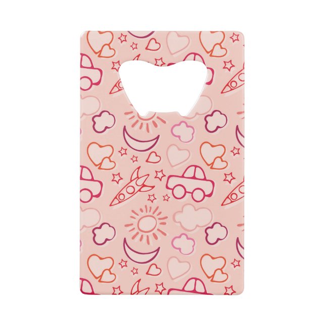 toy background credit card bottle opener (Front)