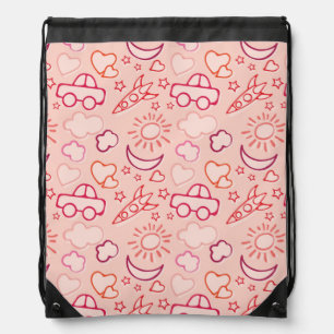 toy background drawstring bag