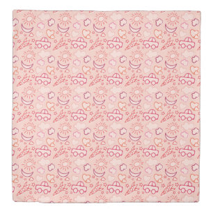 toy background duvet cover
