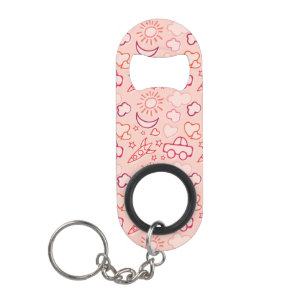 toy background keychain bottle opener